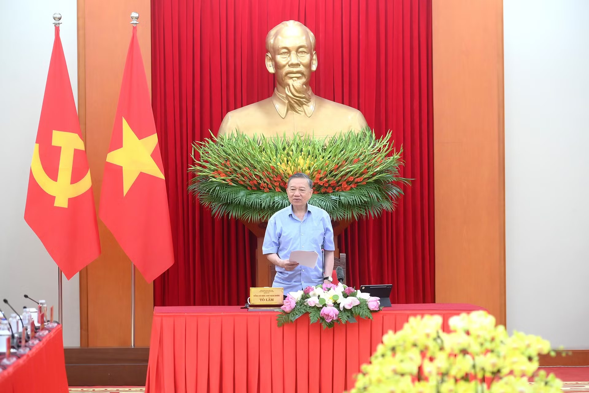 Tổng Bí thư, Chủ tịch nước Tô Lâm chủ trì cuộc làm việc. a3-bnd-7020.jpg