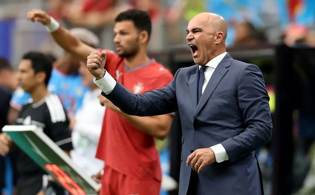 HLV Roberto Martinez trong quá trình dẫn dắt đội tuyển Bồ Đào Nha.