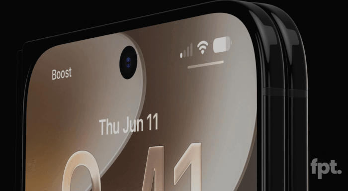 Cấu hình chi tiết và cụm camera trên iPhone gập