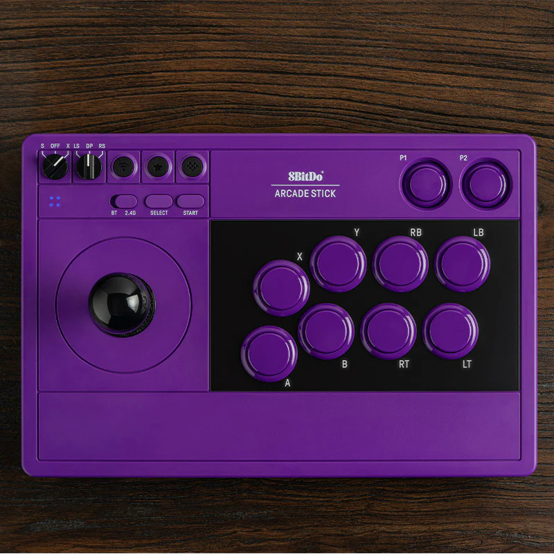 Phiên bản màu tím của 8BitDo Arcade Stick hiện đã có mặt trên các trang thương mại điện tử.