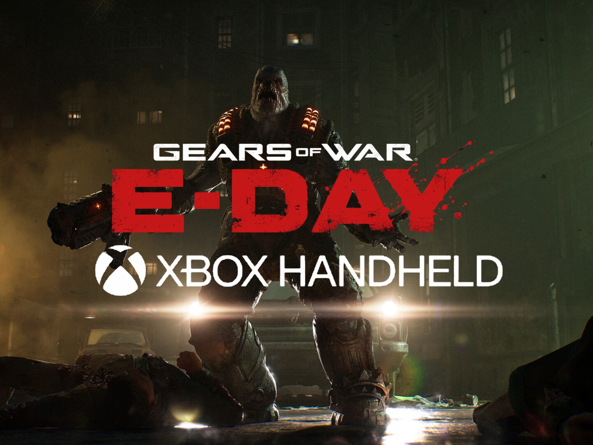 Logo Xbox Handheld xuất hiện trên biểu ngữ của Gears of War: E-Day