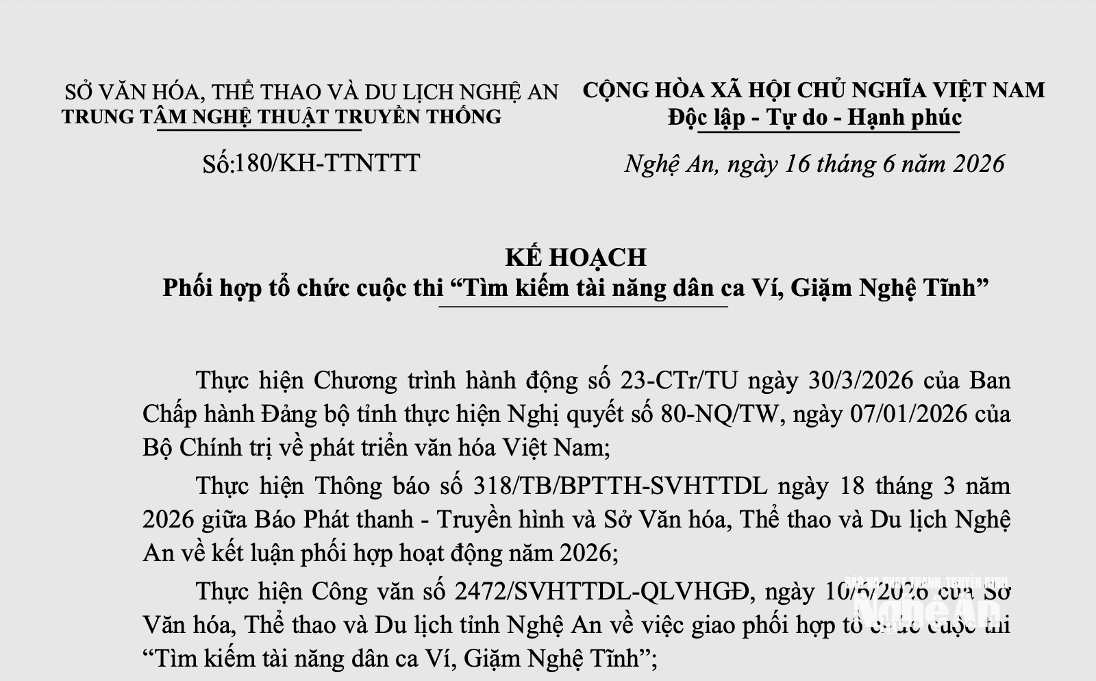 cuộc thi ví giặm 