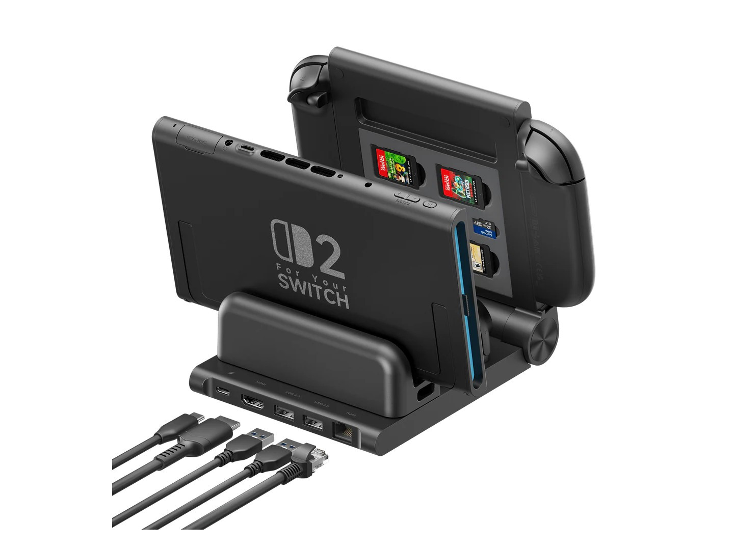 Jsaux's new dock can charge four Joy-Cons simultaneously.