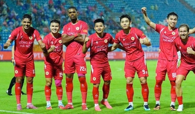 Đội hình Công an Hà Nội sở hữu nhiều tuyển thủ quốc gia chất lượng.