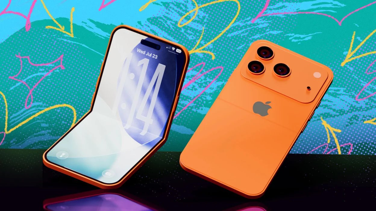 Bản dựng mô phỏng thiết kế của chiếc iPhone màn hình gập đầu tiên từ Apple