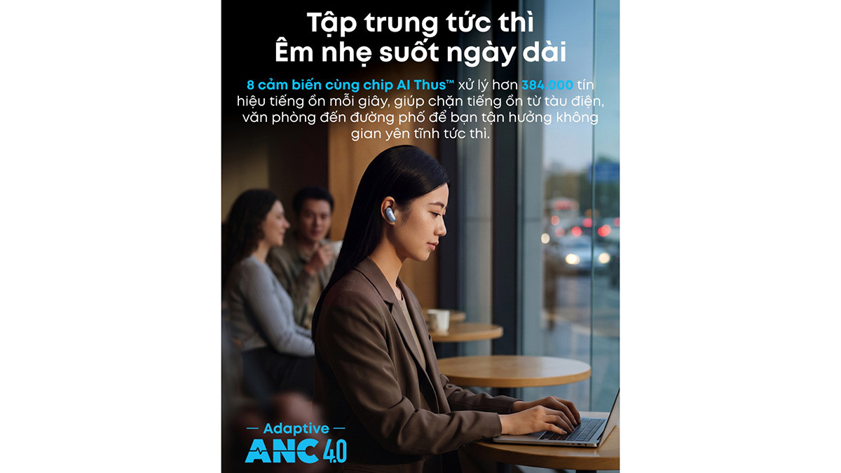 Màn hình AMOLED trên hộp sạc Liberty 5 Pro Max