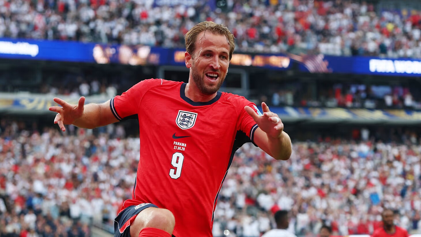 Harry Kane đang duy trì phong độ ghi bàn ấn tượng trong màu áo đội tuyển Anh tại World Cup 2026