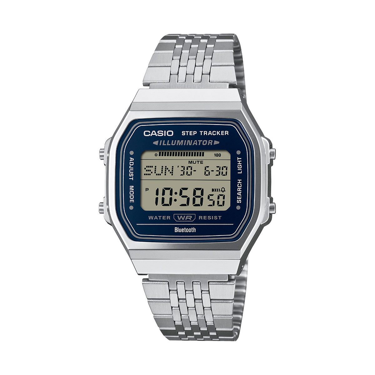 Casio ABL-100WE-2A mặt số màu xanh navy