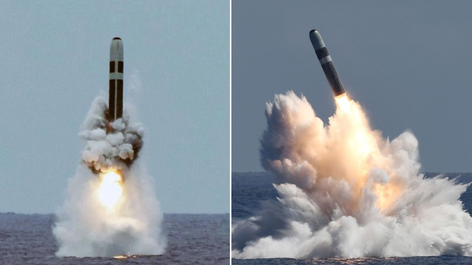Tên lửa Trident II D5 của Hải quân Mỹ phóng từ tàu ngầm