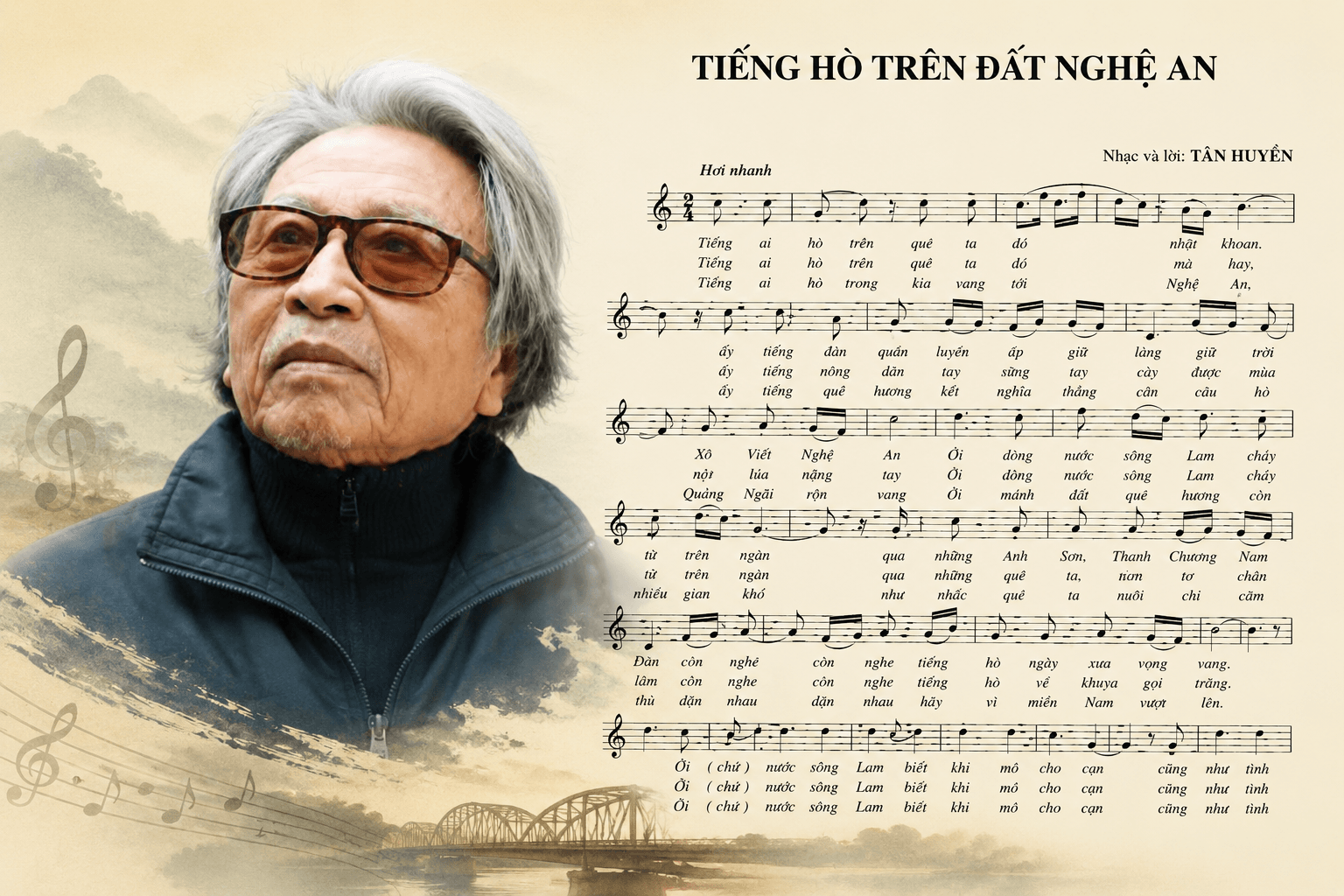 Nhạc sĩ Tân Huyền (1931 - 2008) và bản nhạc 