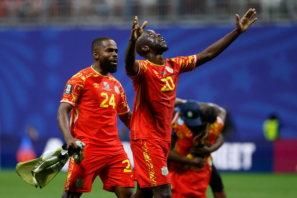 Các cầu thủ CHDC Congo thi đấu tại vòng bảng World Cup 2026