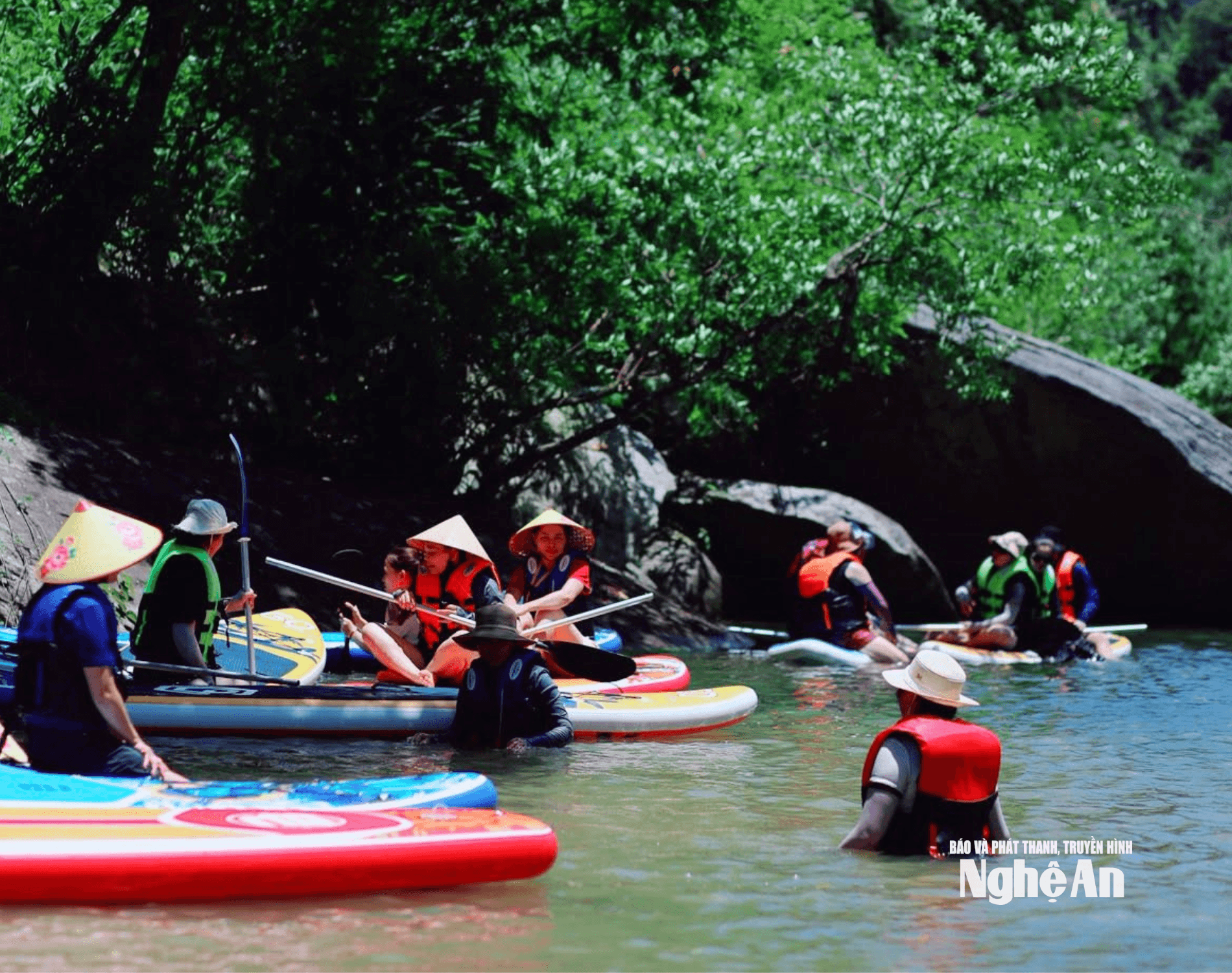 chèo SUP sông Giăng3