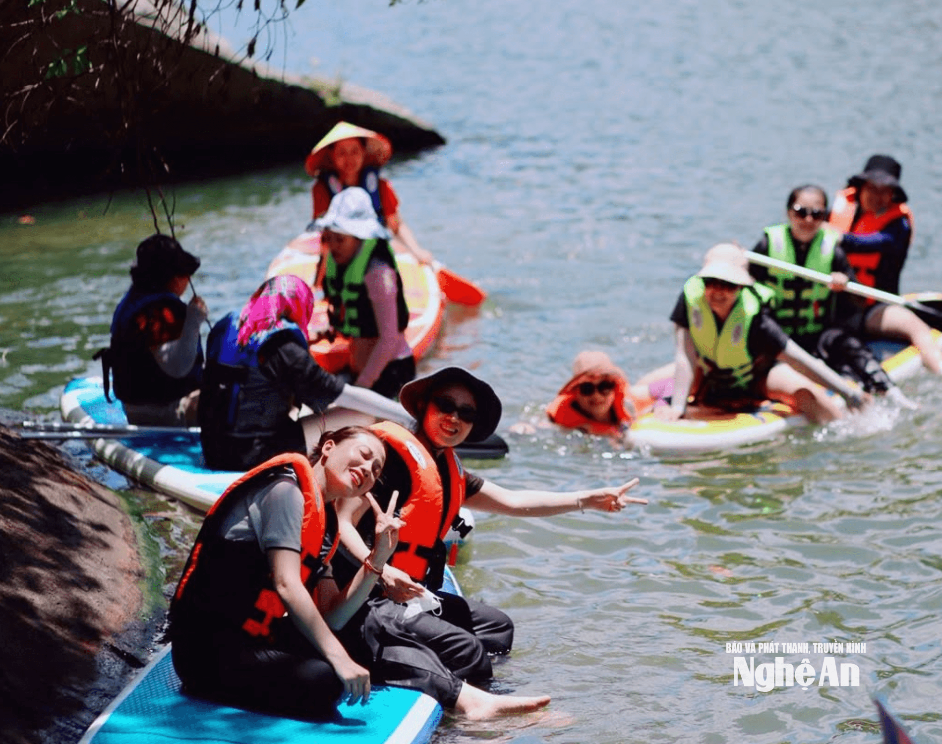 chèo SUP sông Giăng4