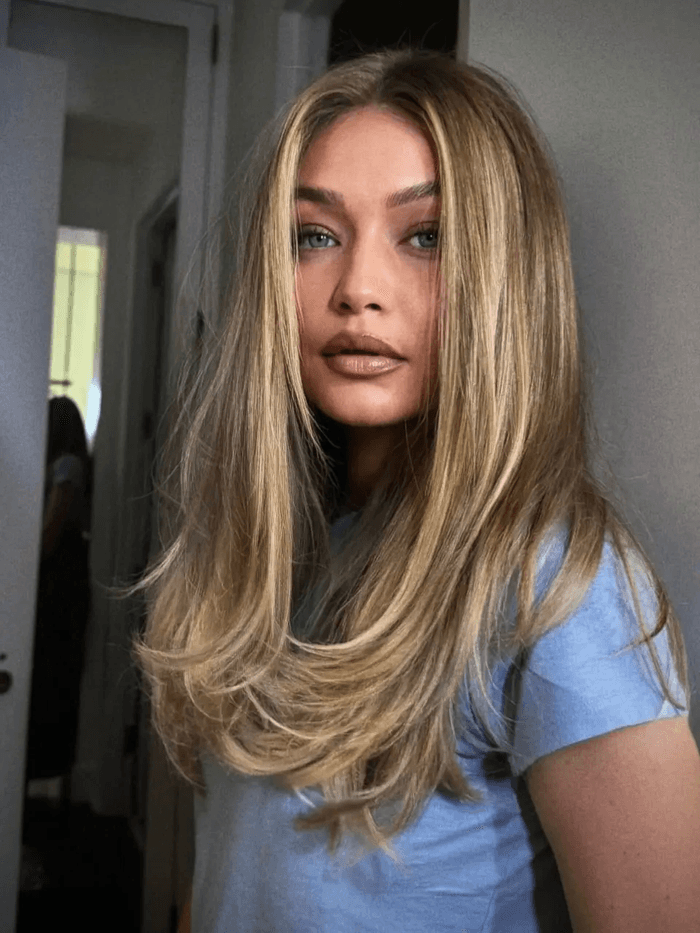 Kiểu tóc love layers của Gigi Hadid