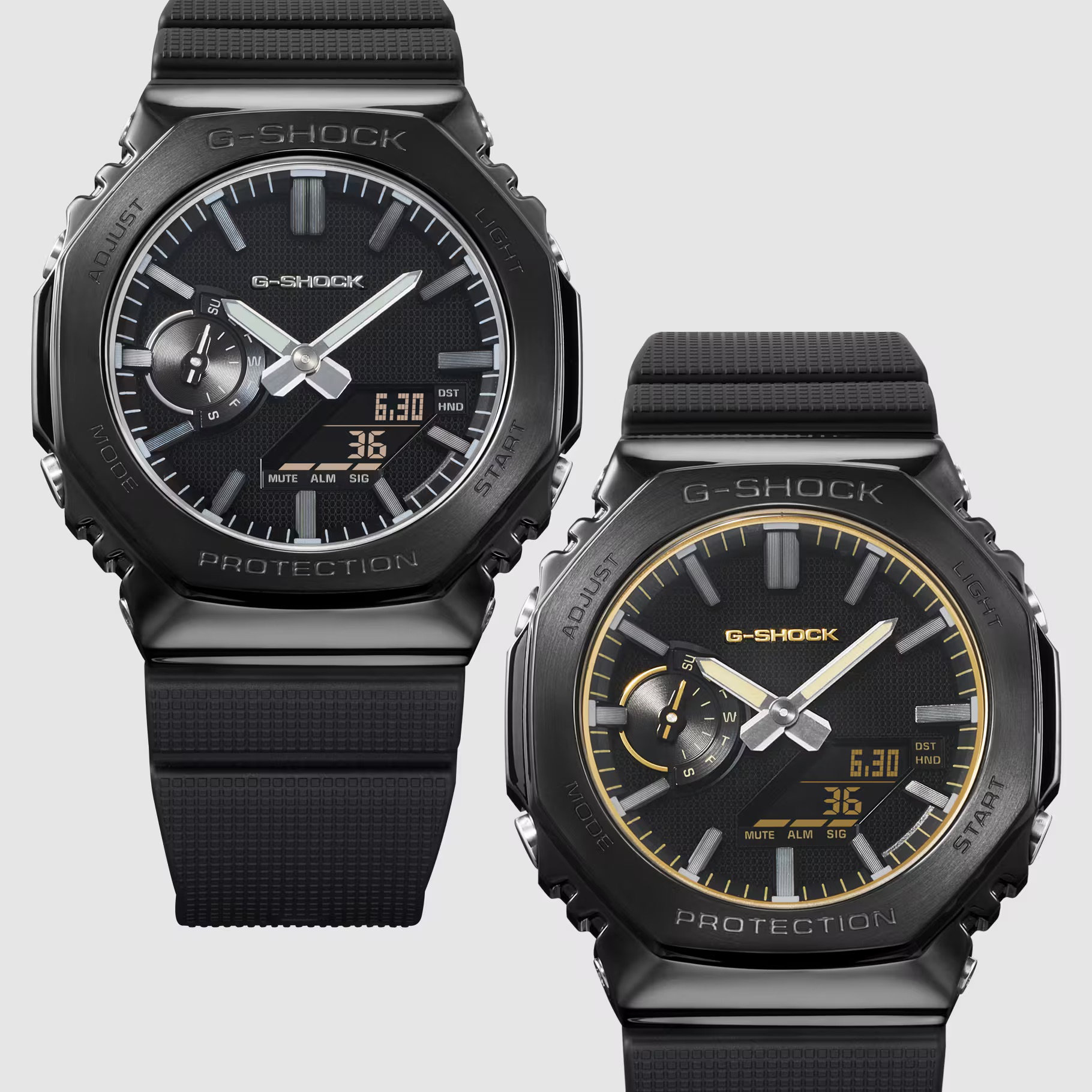 Hai phiên bản G-Shock GM-2100LXB-1A và GM-2100LXB-1A9