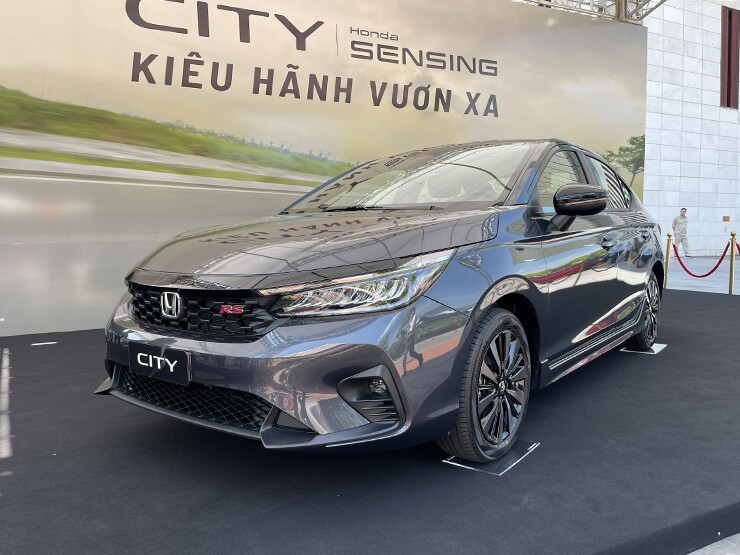 Đuôi xe Honda City 2026 với cụm đèn hậu LED đặc trưng