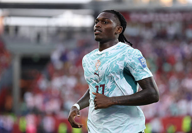 Rafael Leao được Tottenham Hotspur quan tâm. Ảnh: Getty Images