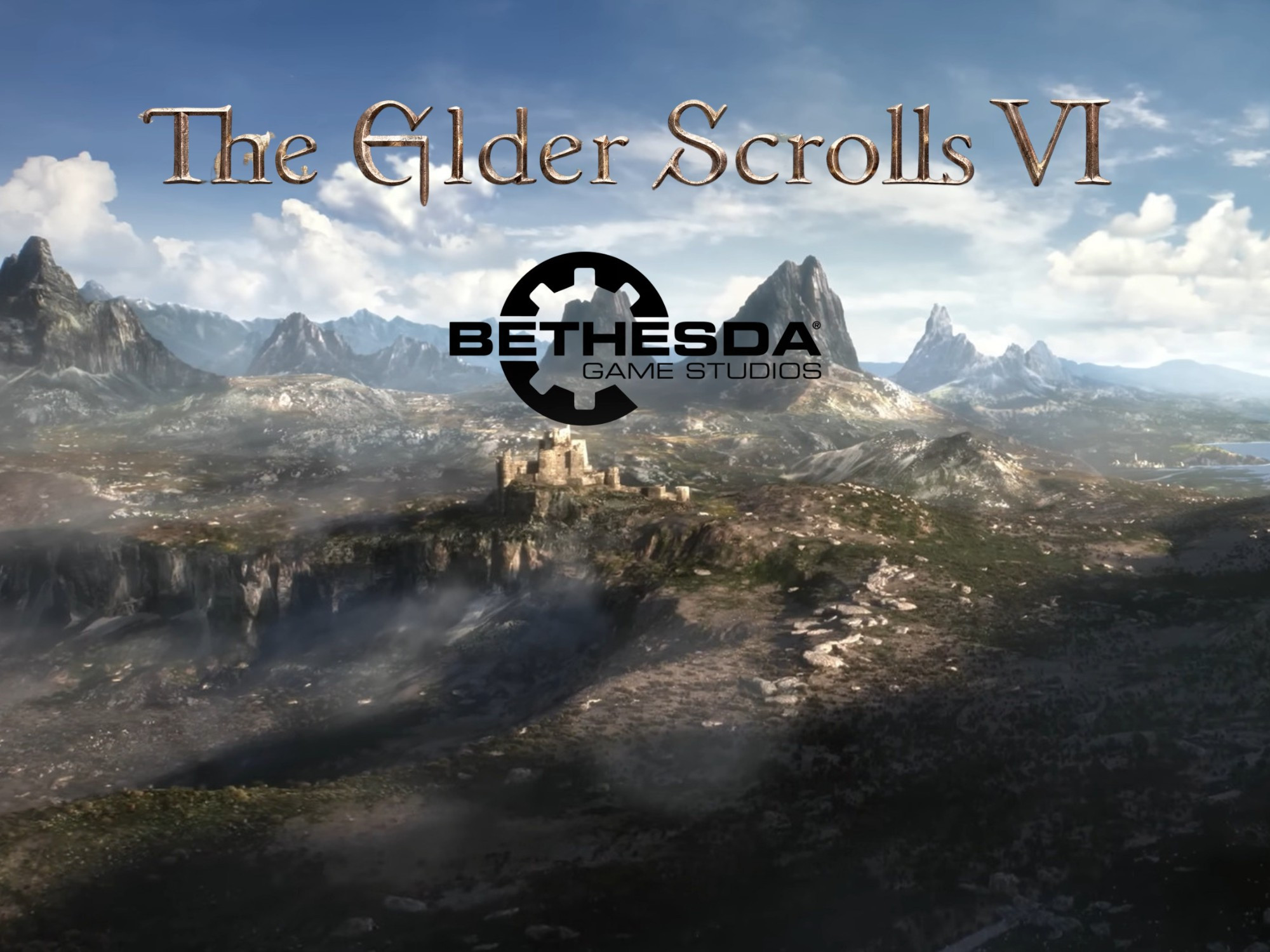 Banner quảng bá cho tựa game The Elder Scrolls 6 của Bethesda
