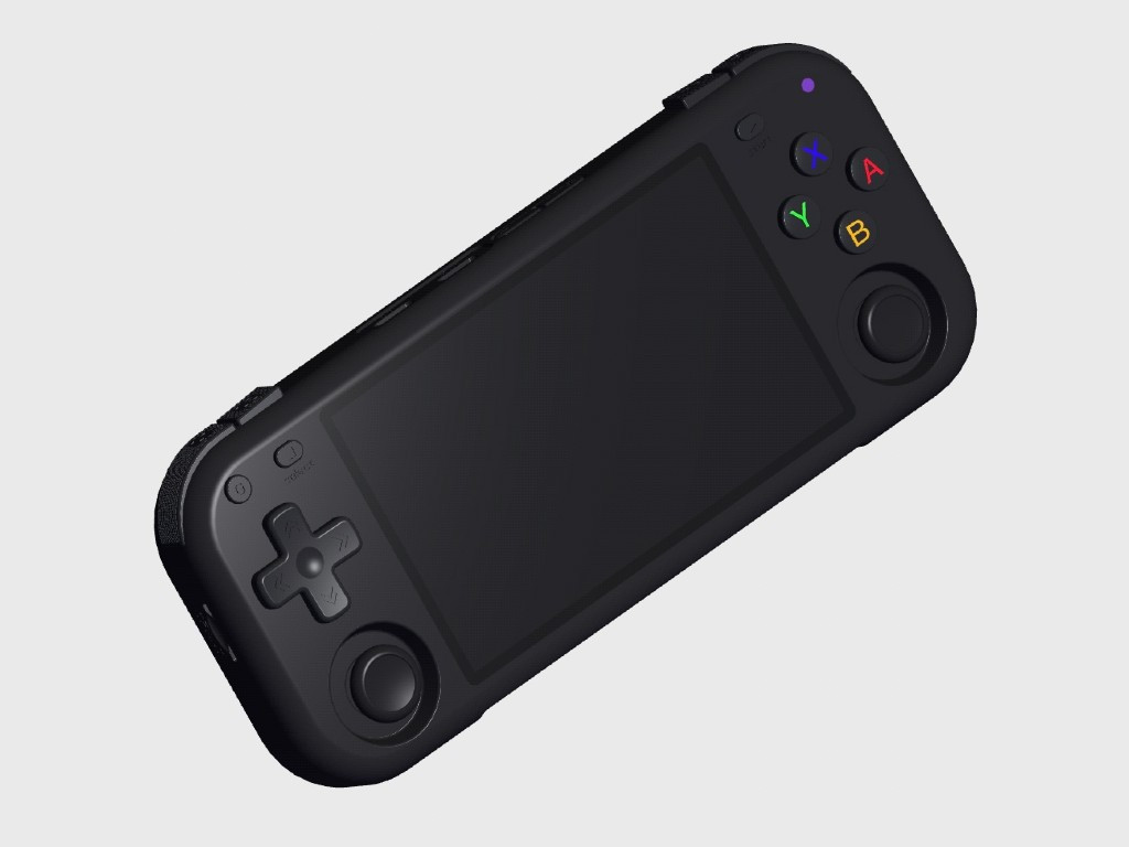 Hình ảnh render chính thức của máy chơi game cầm tay MagicX Mini40.