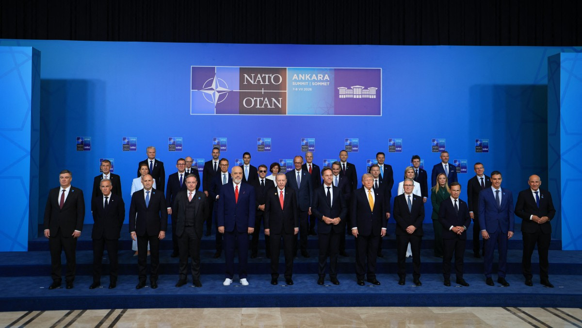 Các nhà lãnh đạo NATO chụp ảnh lưu niệm tại hội nghị thượng đỉnh của liên minh ở Ankara vào ngày 8 tháng 7 năm 2026. Ảnh AFP
