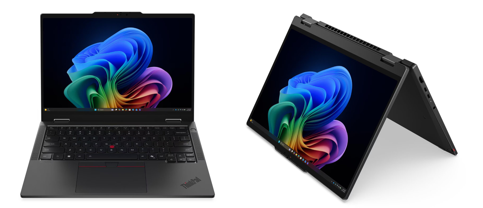 Chi tiết thiết kế và cổng kết nối trên Lenovo ThinkPad T14s 2-in-1 Gen 2.