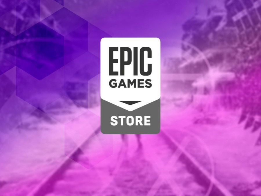Logo Epic Games Store trên nền đen