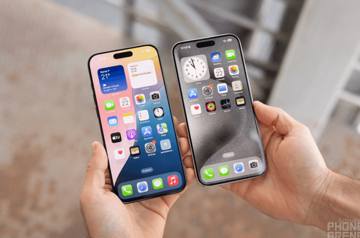Màn hình iPhone 16 Pro Max lớn hơn
