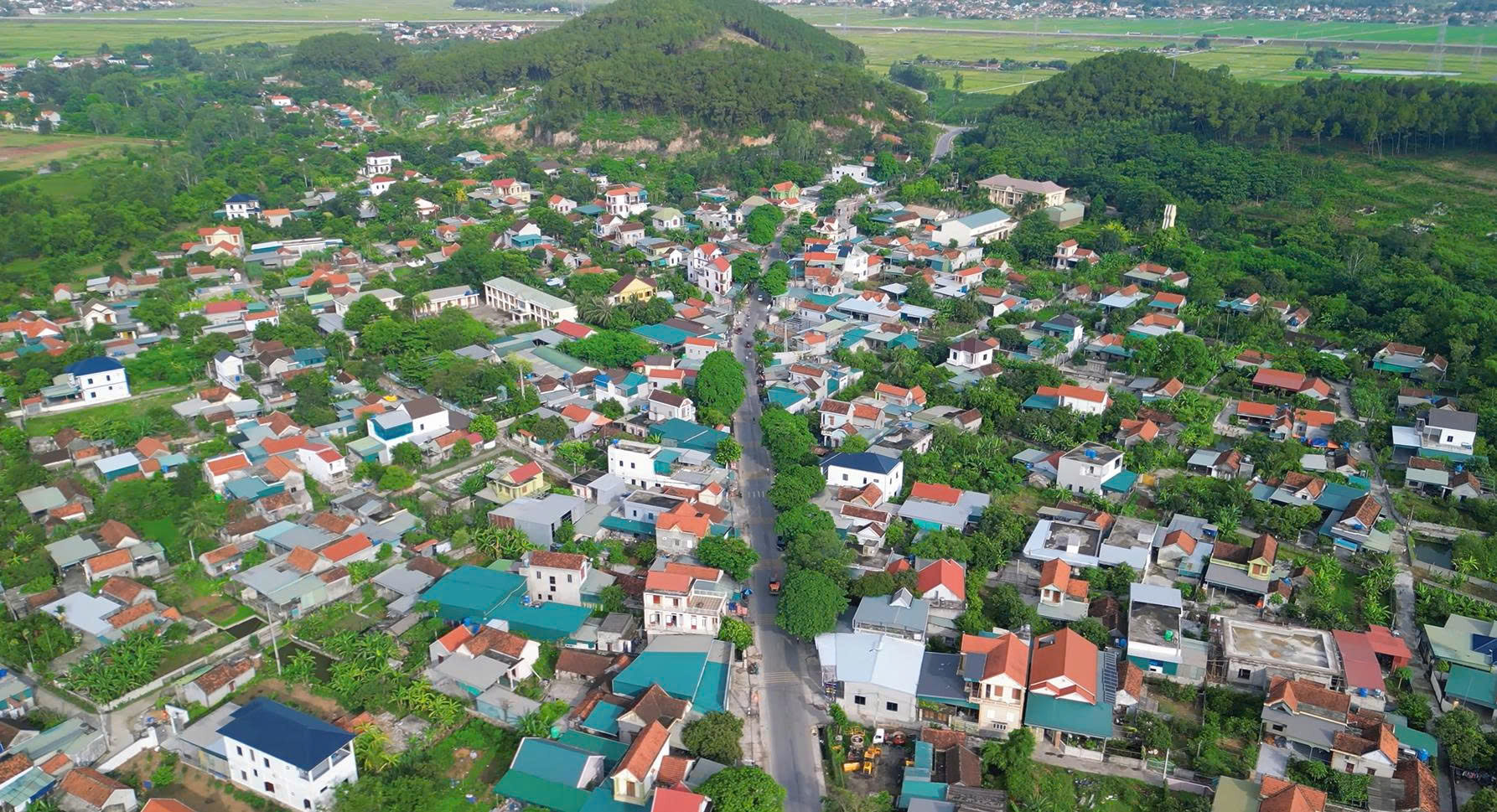 Một góc xã Quỳnh Sơn ( Nghệ An). Ảnh: Thu Hương
