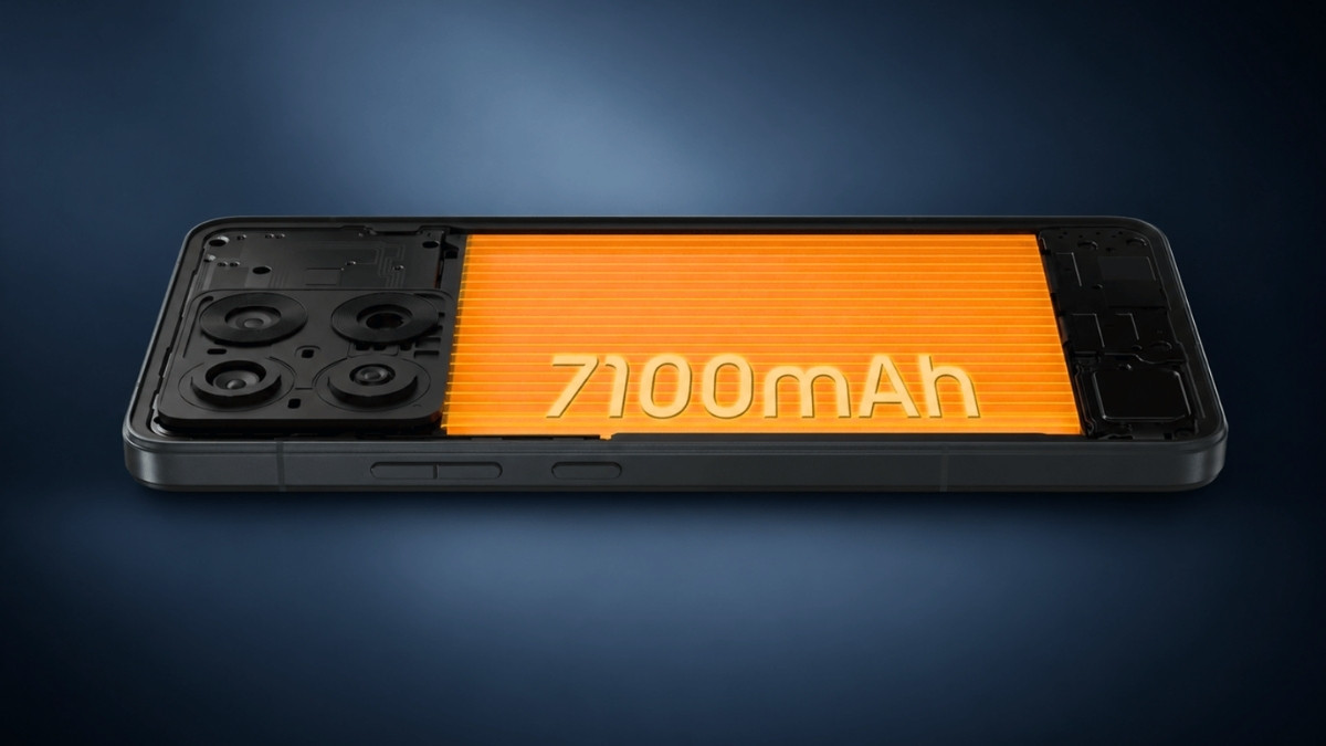 Viên pin 7.100mAh công nghệ silicon-carbon