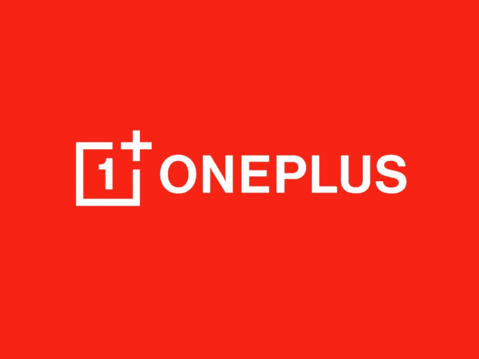 Logo OnePlus Logo thương hiệu OnePlus trên nền đỏ đặc trưng.