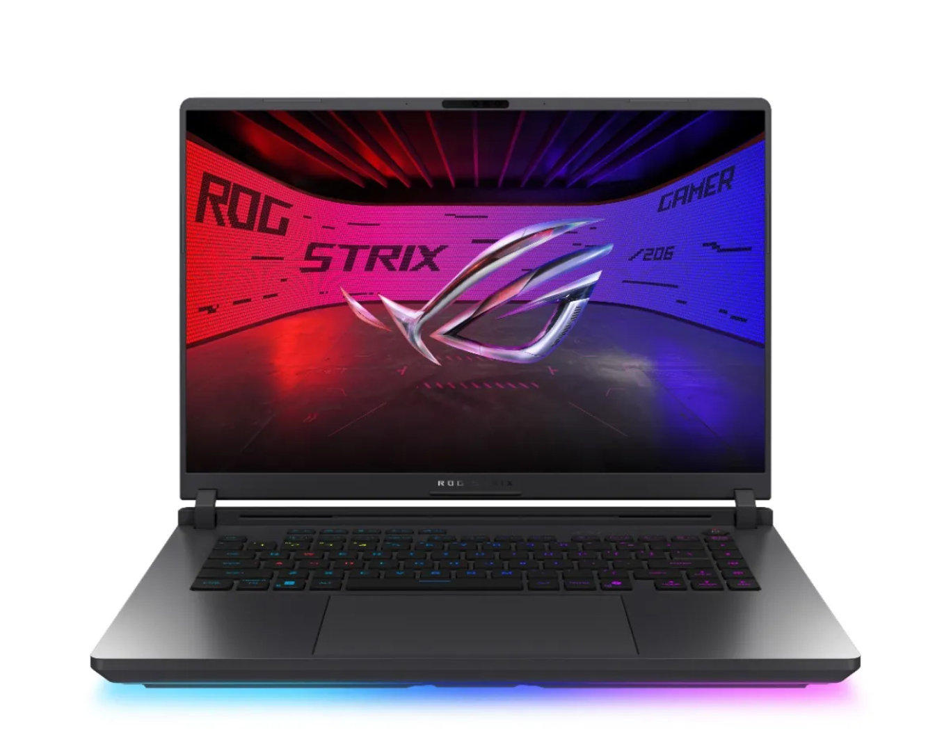 Thiết kế mặt dưới của Asus ROG Strix G16 2026