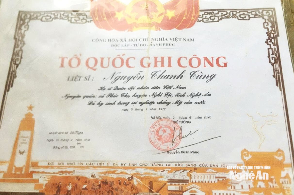 bằng tổ quốc ghi công
