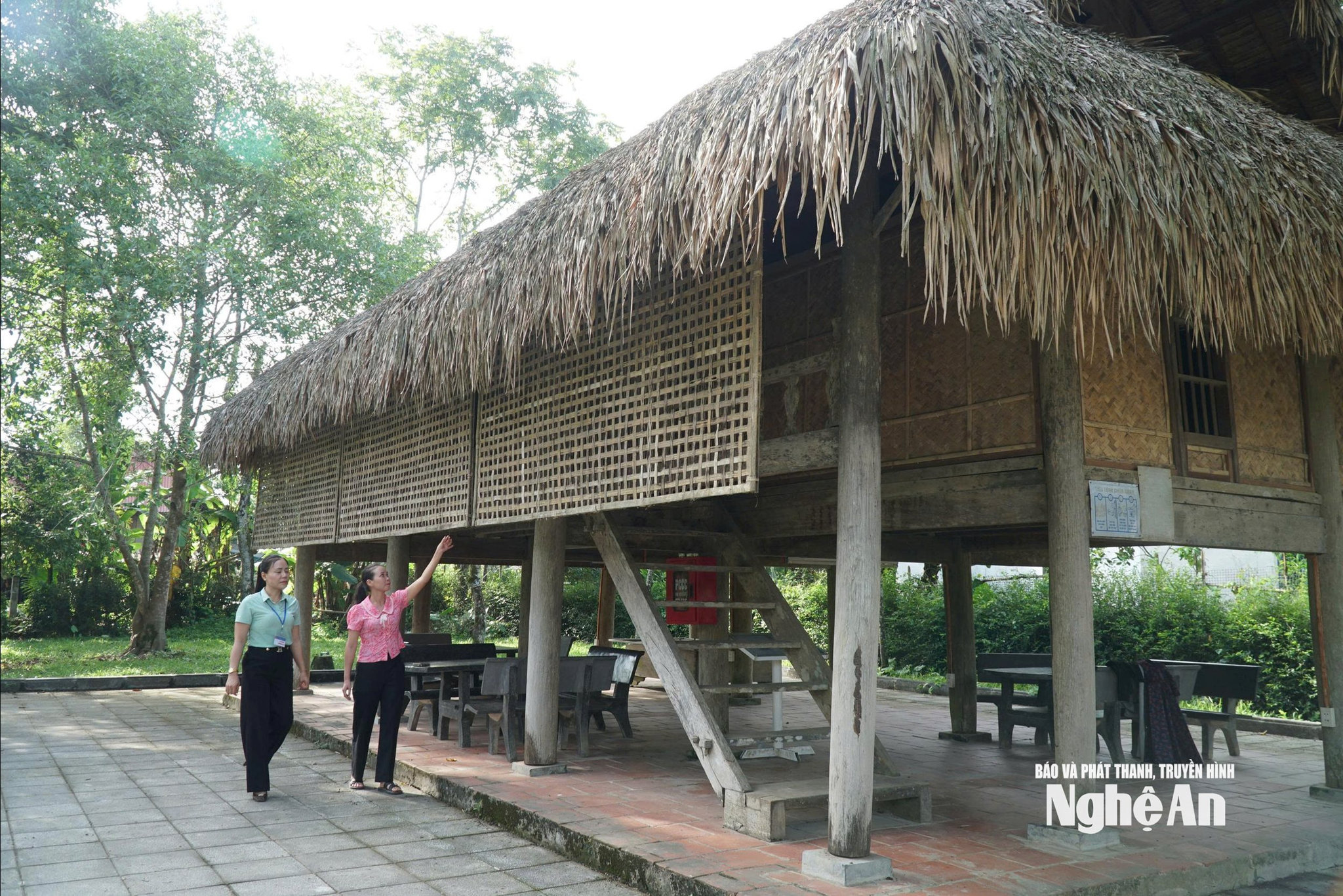 Nhà lưu niệm của cụ Vi Văn Khang ở xã Môn Sơn. Ảnh - Mỹ Hà