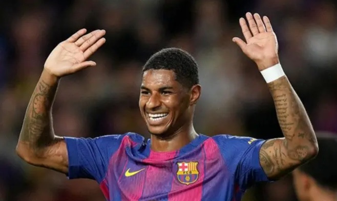 Dù gây ấn tượng tại Barca nhưng Rashford lại không được đội bóng xứ Catalan mua đứt. Ảnh: Getty Images.