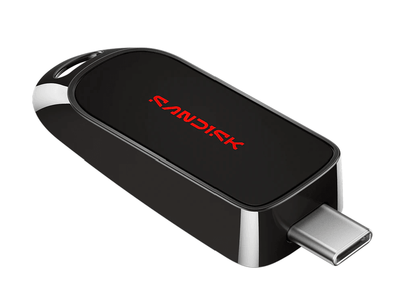Hình ảnh chi tiết mặt bên của USB SanDisk CZB Series.