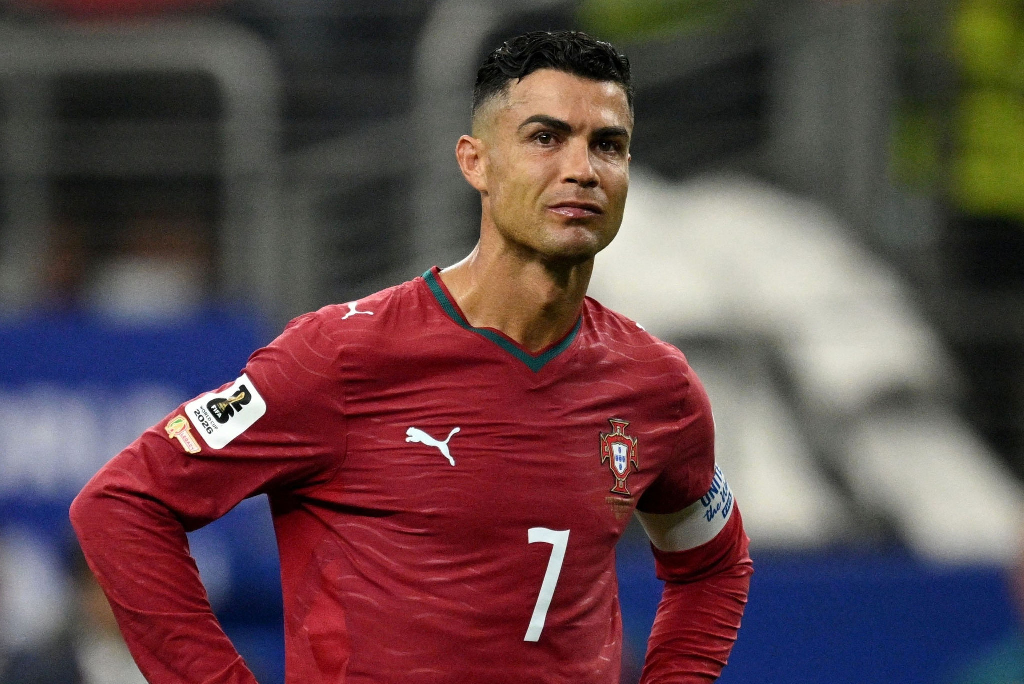 Cristiano Ronaldo trong một khoảnh khắc tại World Cup