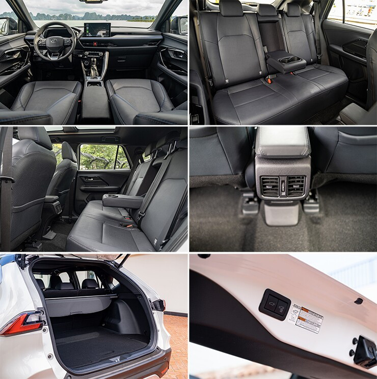 Khoang lái Toyota Yaris Cross được trang bị màn hình giải trí 10,1 inch đặt nổi