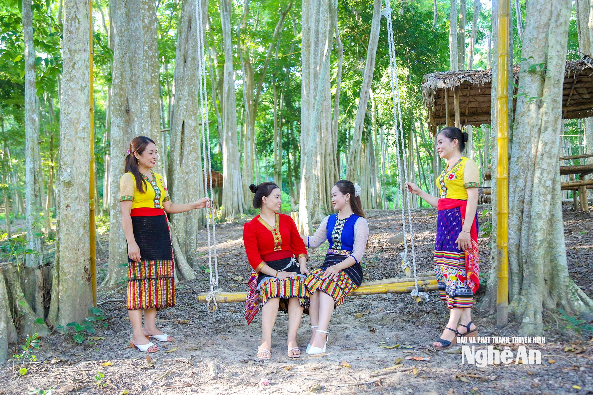 Điểm du lịch rừng săng lẻ, xã Yên Hòa. Ảnh: Đình Tuyên