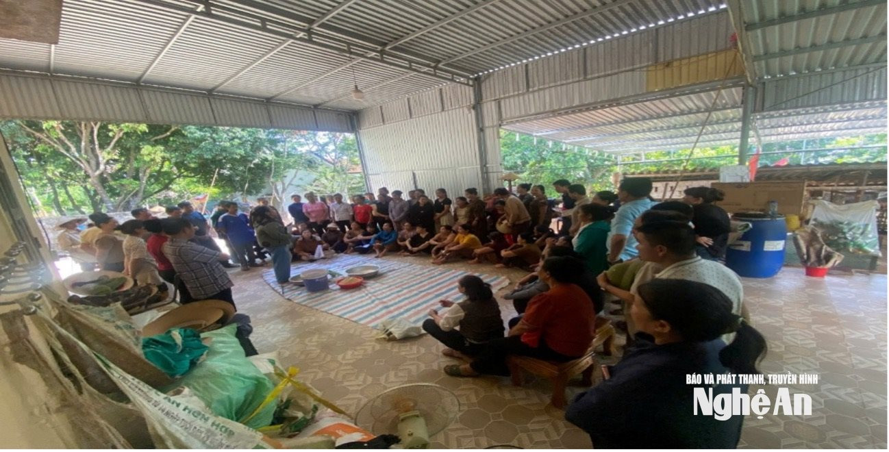  tập huấn ngay tại mô hình gia trại Nghĩa Hưng