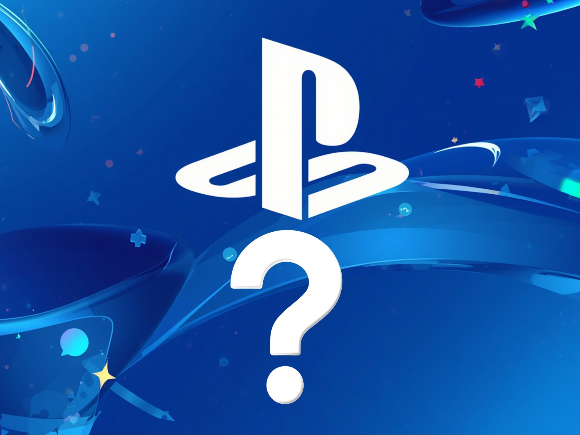 Biểu ngữ PlayStation với dấu hỏi