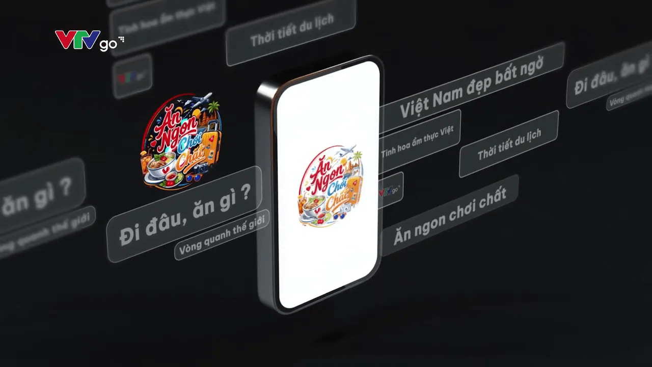 Giao diện chuyên trang Ăn ngon chơi chất trên VTVgo
