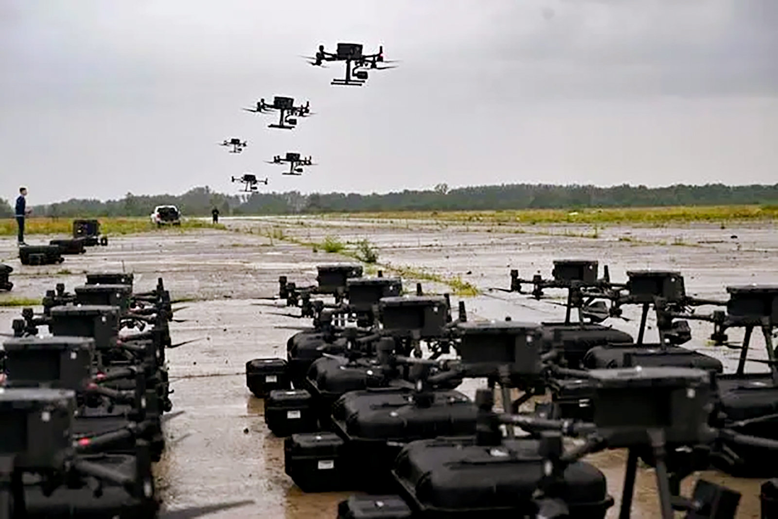 Các UAV trinh sát được quân đội Ukraine thử nghiệm tại vùng Kyiv