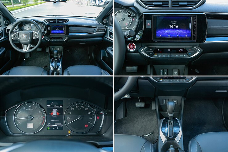 Khoang lái Honda BR-V 2026 gọn gàng và tiện nghi