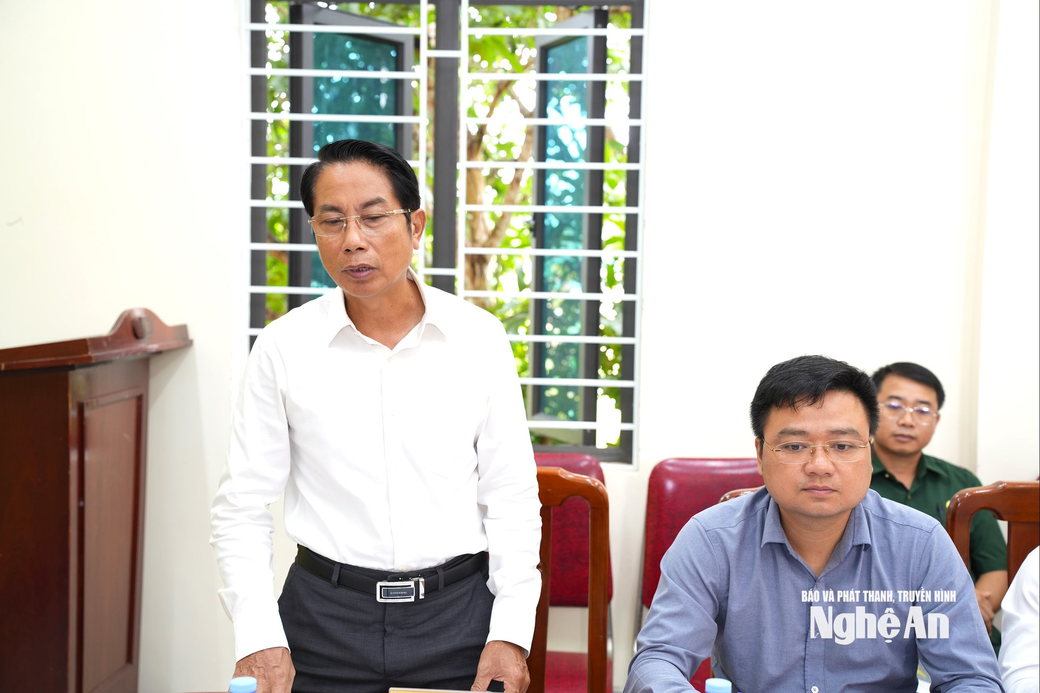 &Ocirc;ng Nguyễn Hải Dương - B&iacute; thư Đảng ủy x&atilde; Kim Bảng đề xuất bố tr&iacute; nh&acirc;n sự Trưởng ph&ograve;ng Kinh tế cho UBND x&atilde; Kim Bảng. Ảnh Nguyễn To&agrave;n