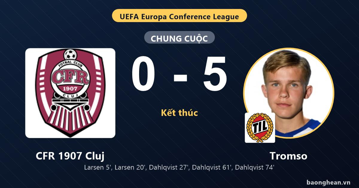 Tromso thrashed CFR 1907 Cluj in the Conference League qualifiers.