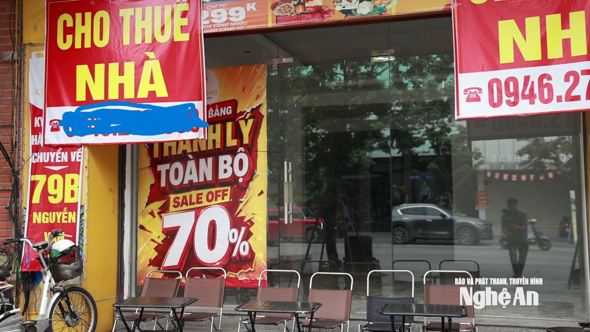  Bảng trả mặt bằng, cho thuê tại đường Nguyễn Văn Cừ, phường Trường Vinh