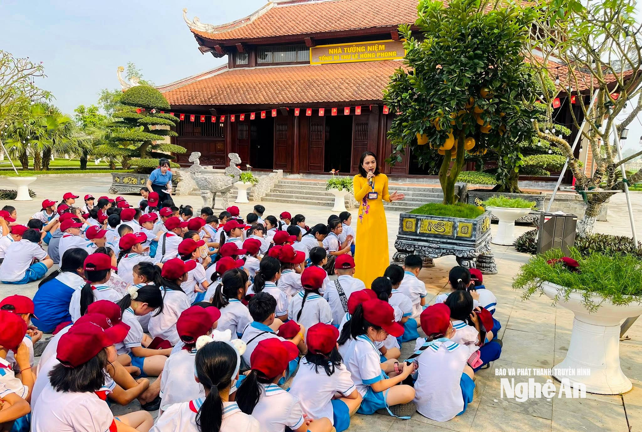 Học sinh Trường Tiểu học Quỳnh Lộc B