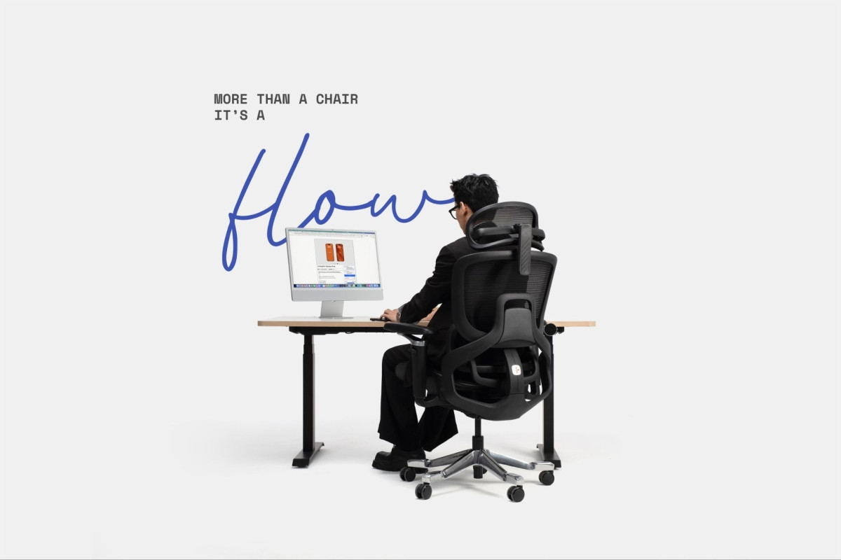 Chất liệu lưới EverFlow bền bỉ cùng chân đế hợp kim nhôm
