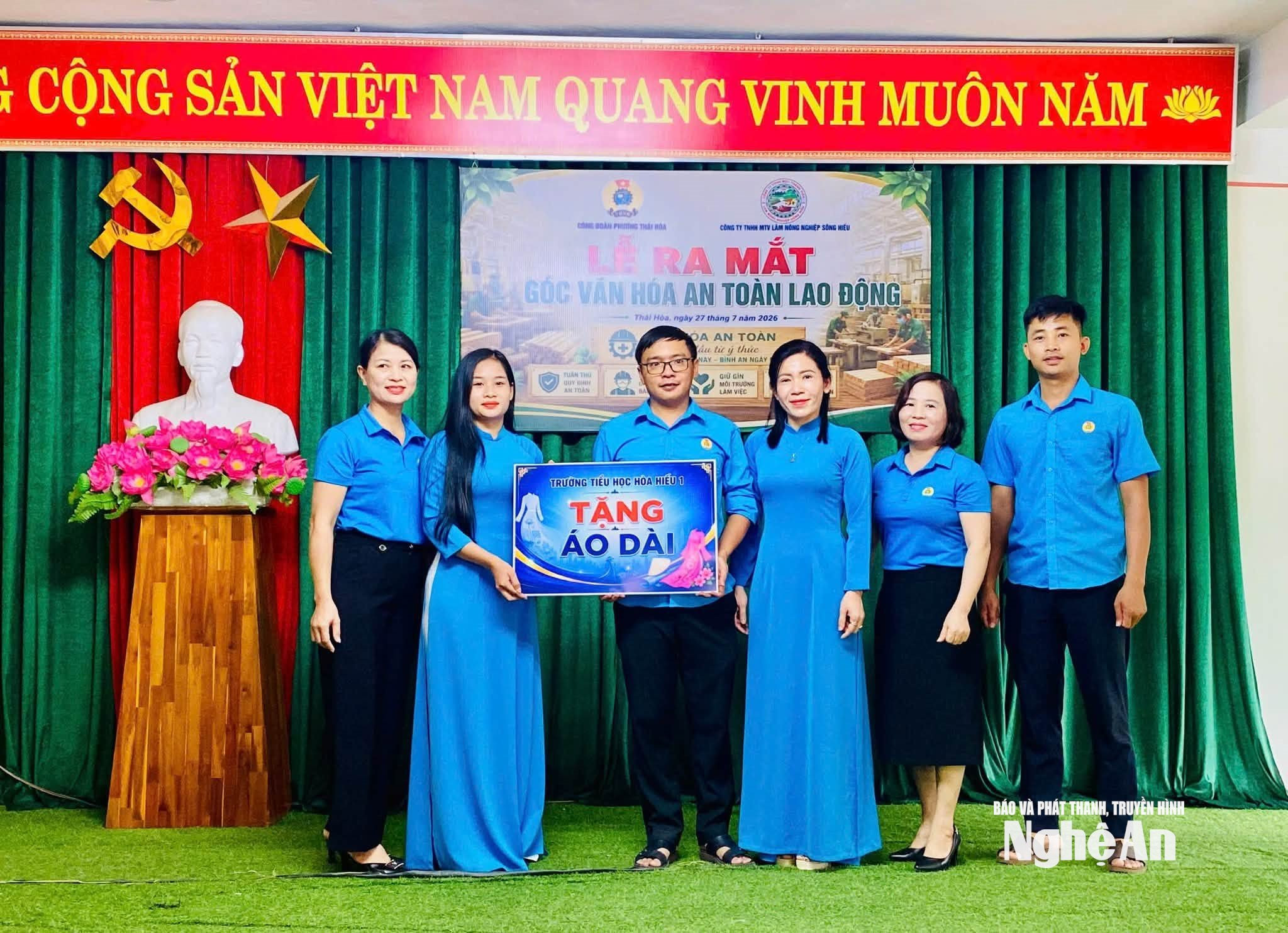 góc văn hoá an toàn lao động Ảnh CSCC