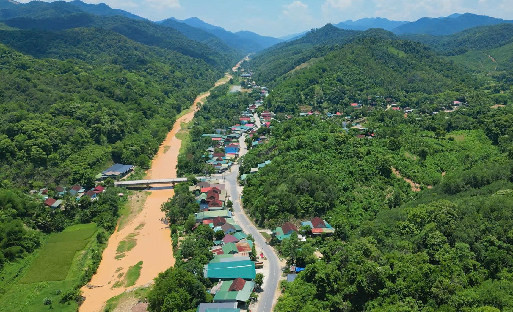 Một góc xã Yên Hòa